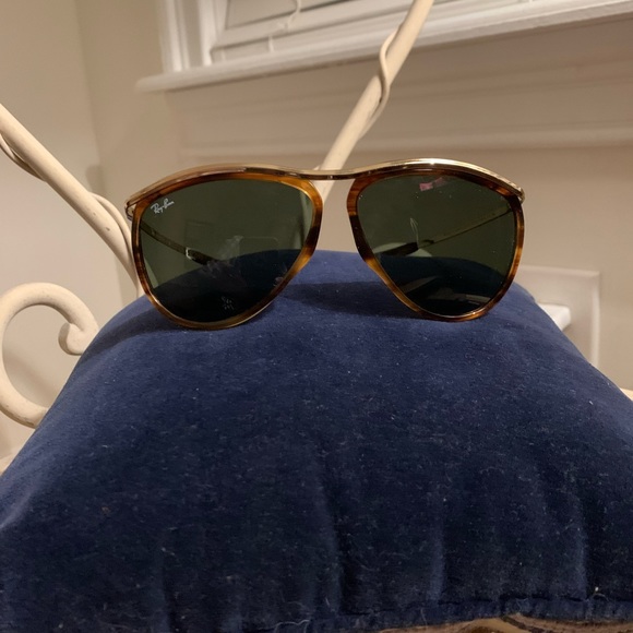 Ray Ban Olympian tortoise shell aviator sunglasses - Picture 4 of 9